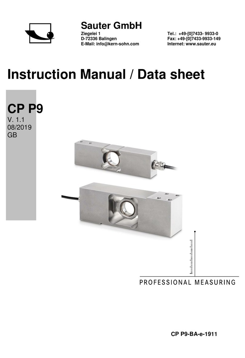 sauter CP P9 User manual sauter CP P9 User manual