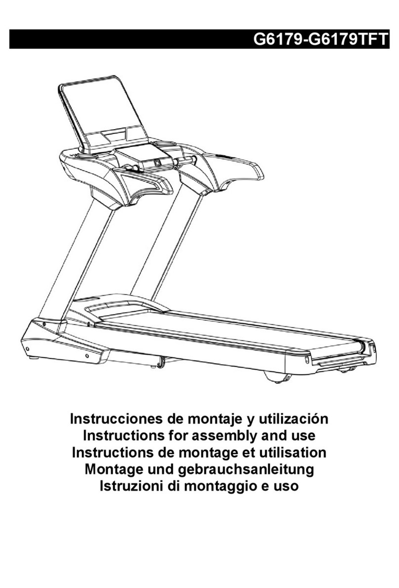 BH FITNESS RS1000 Multimedia Operator's manual