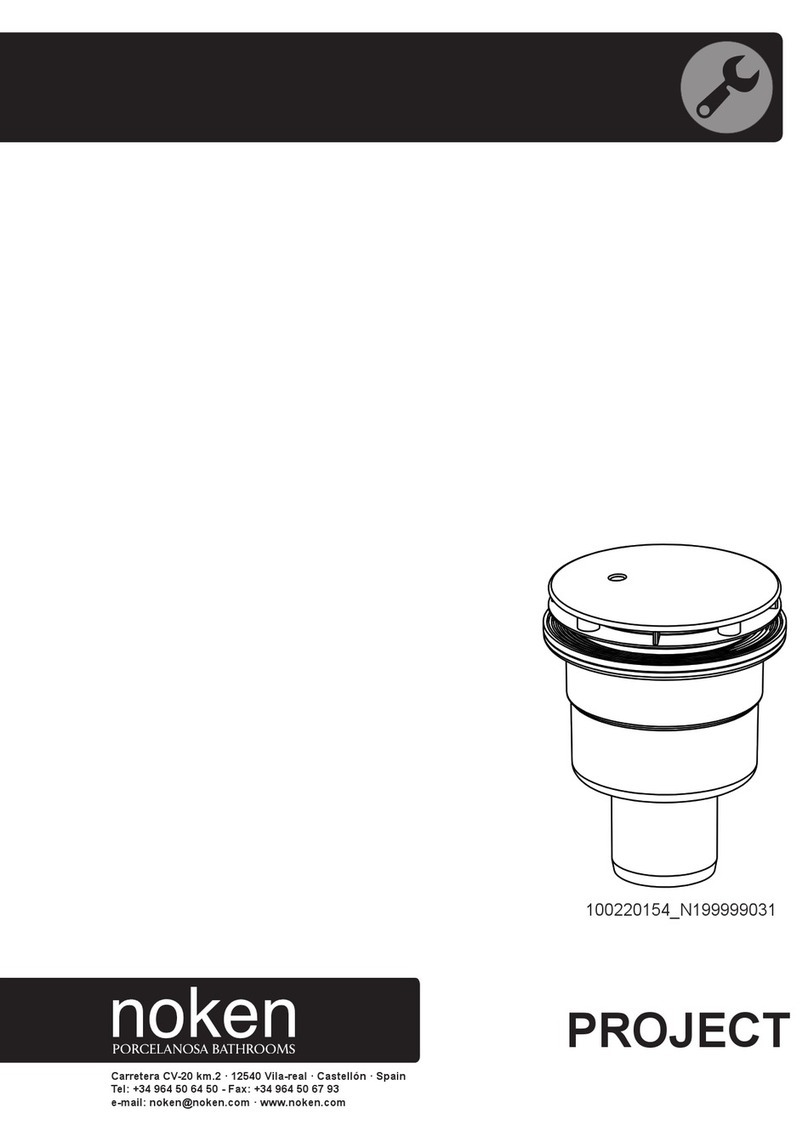 Porcelanosa noken PROJECT 100220154 N199999031 quick start guide