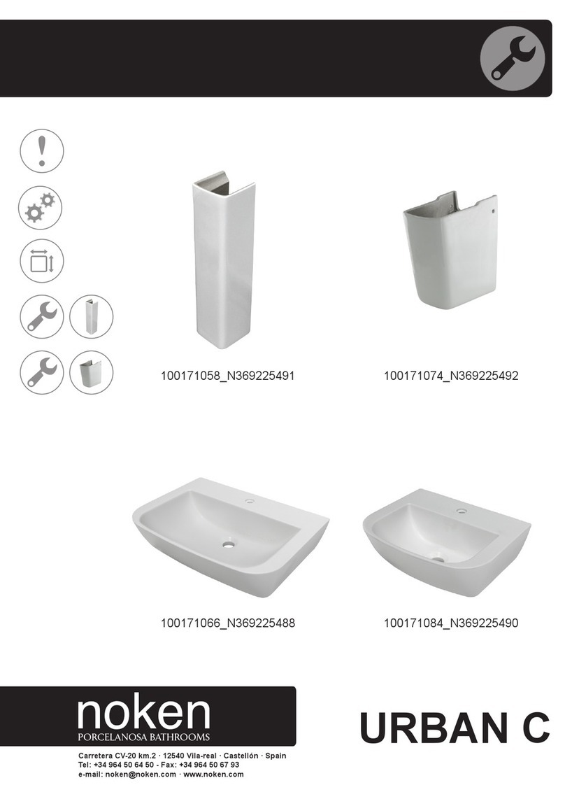 Porcelanosa noken URBAN C 100171058 N369225491 manual