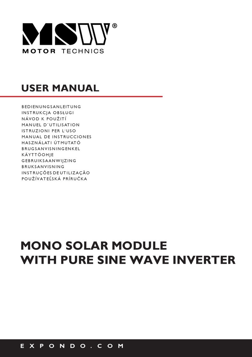 MSW S-POWER SYSTEM LIS 3000 PRO User manual