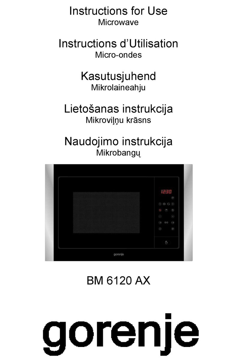 Gorenje BM 6120 AX User manual