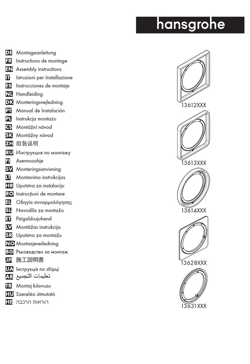 Hans Grohe 13612 Series User manual