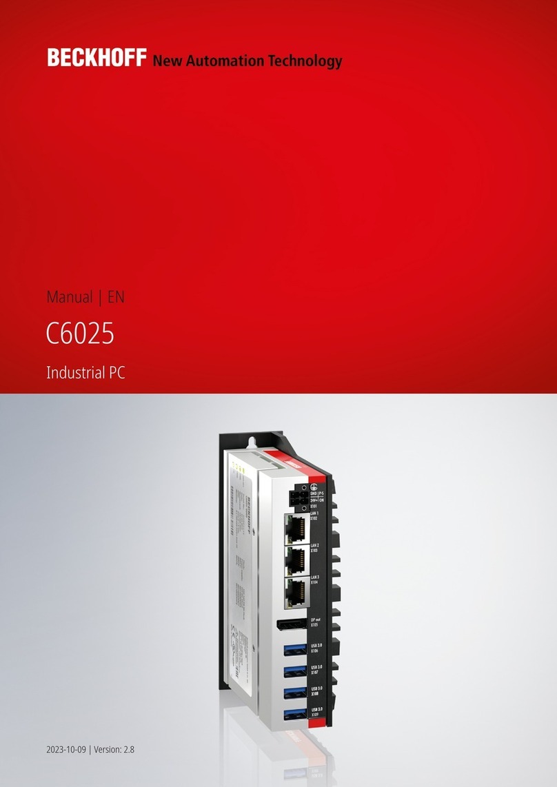Beckhoff C6025 User manual