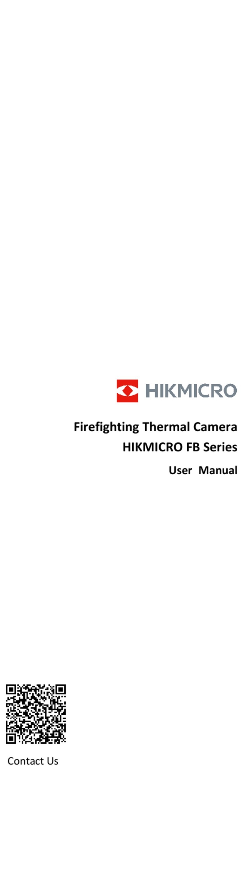 Hikmicro FB Series User manual