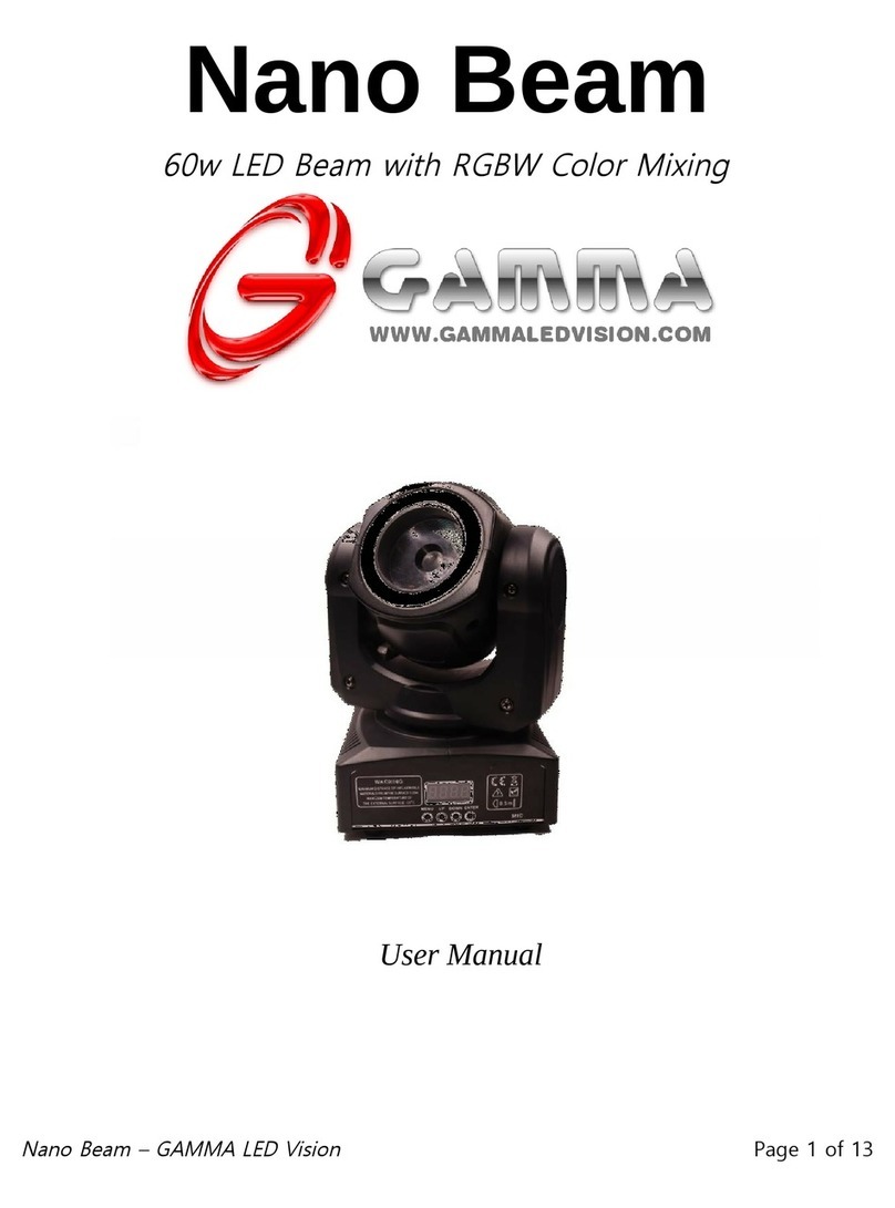 Gamma+ Nano Beam User manual
