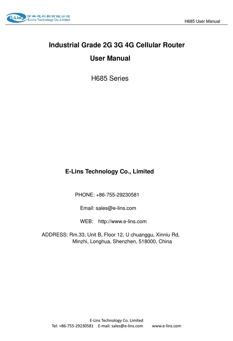 E-Lins H685 Series User manual