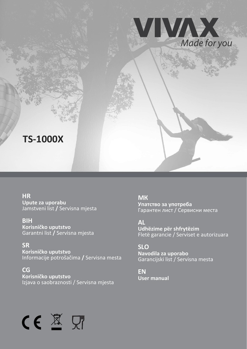 Vivax TS-1000X user manual
