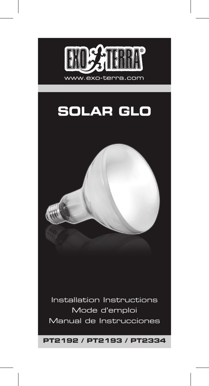 Hagen EXO TERRA SOLAR GLO PT2192 manual