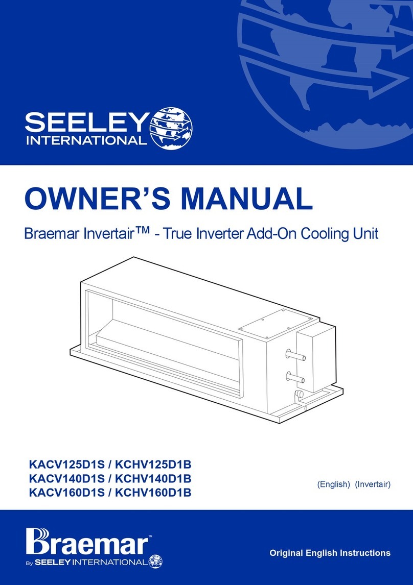 SEELEY INTERNATIONAL Braemar Invertair KACV125D1S owner's manual SEELEY INTERNATIONAL Braemar Invertair KACV125D1S owner's manual