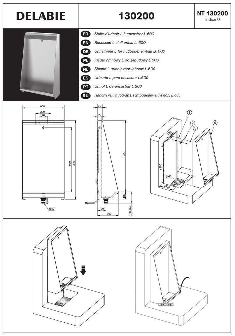 Delabie 130200 User manual