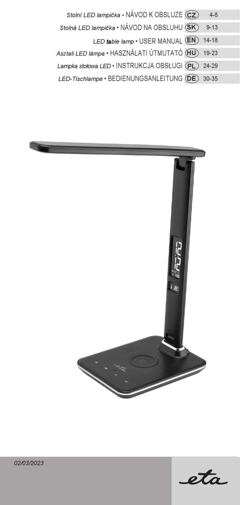 eta ETA189390000 user manual