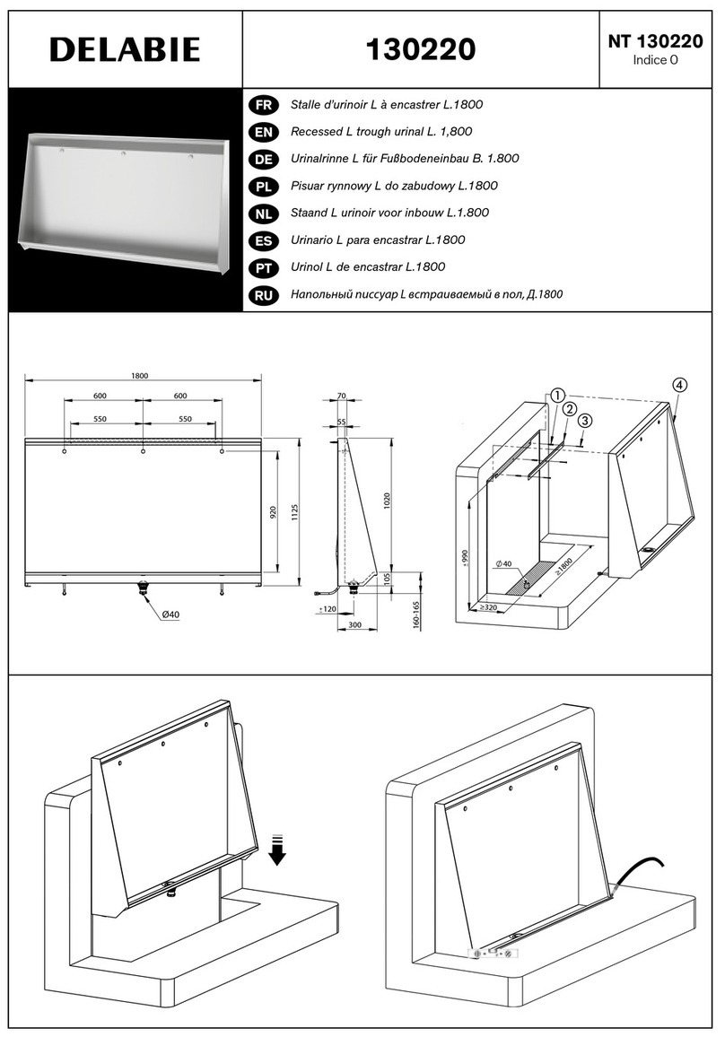 Delabie 130220 manual