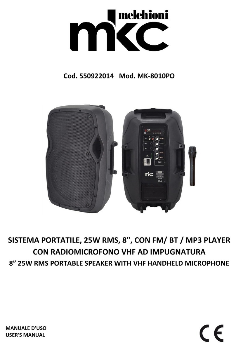 Melchioni mkc MK-8010PO manual