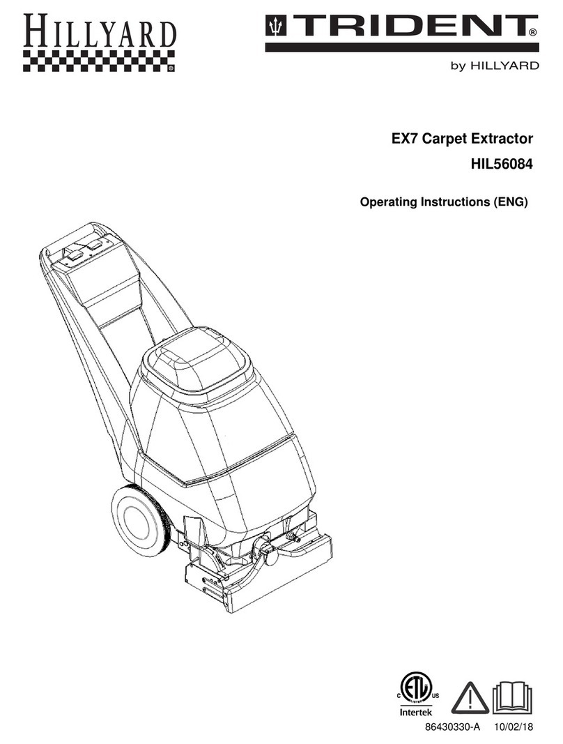 Hillyard TRIDENT EX7 User manual