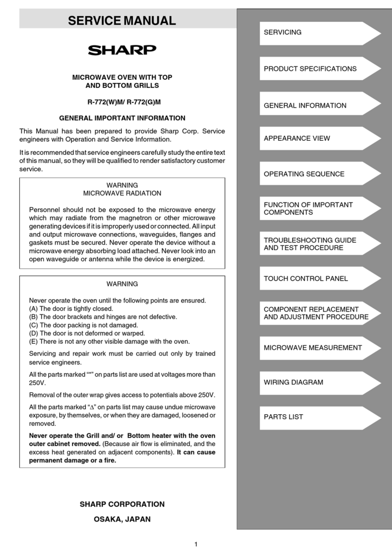 Sharp R-772WM User manual Sharp R-772WM User manual