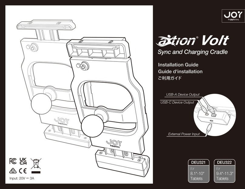 Joy axtion Volt DEU321 installation guide