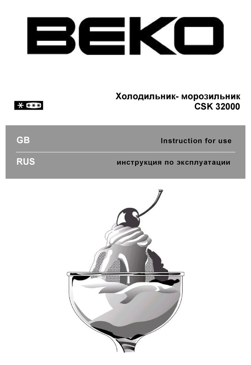 Beko CSK 32000 User manual