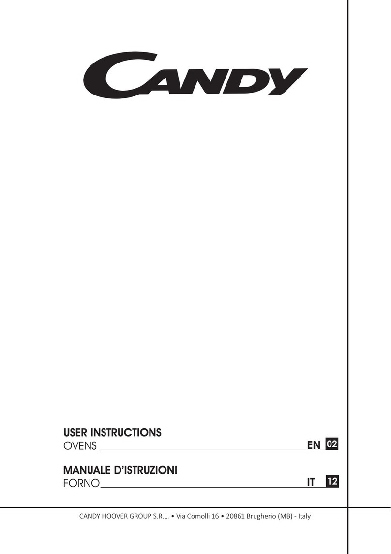 Candy POP EVO OCTA02I 65 L A+ User manual
