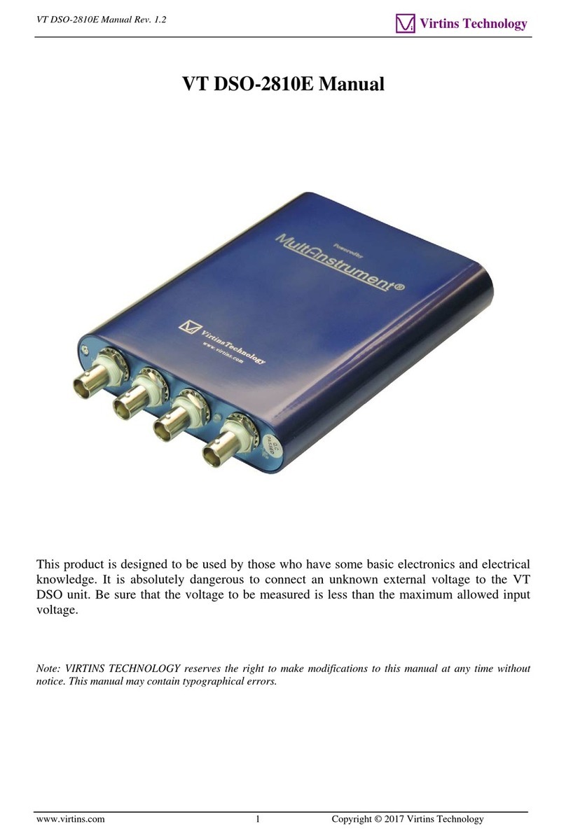 Virtins technology DSO-2810E manual