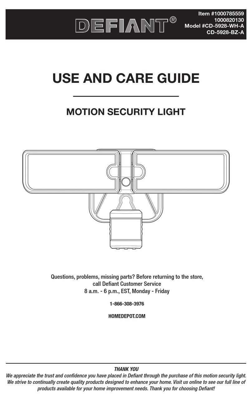 Defiant CD-5928-WH-A Use and care guide Defiant CD-5928-WH-A Use and care guide