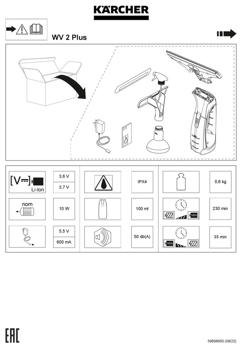 Kärcher WV2 Plus Assembly instructions