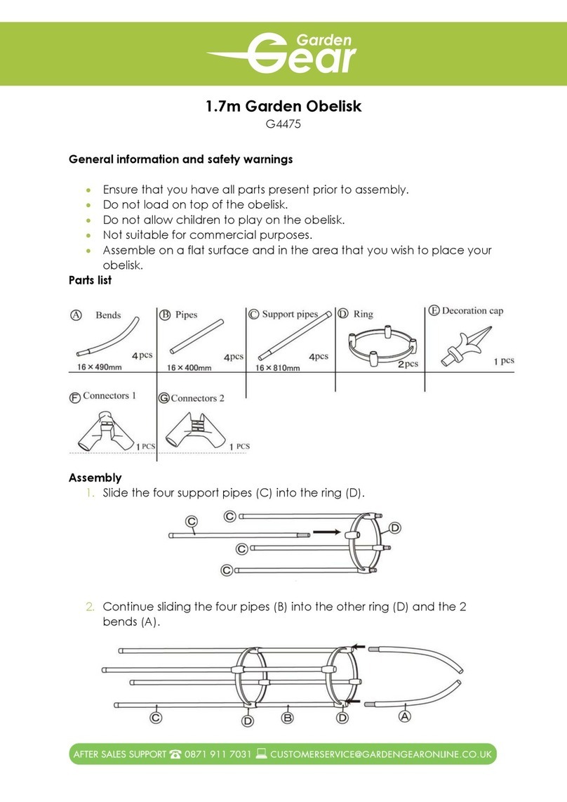 Garden Gear G4475 instructions