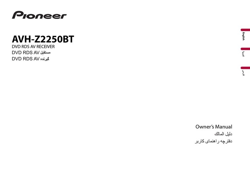 Pioneer AVH-Z2250BT User manual