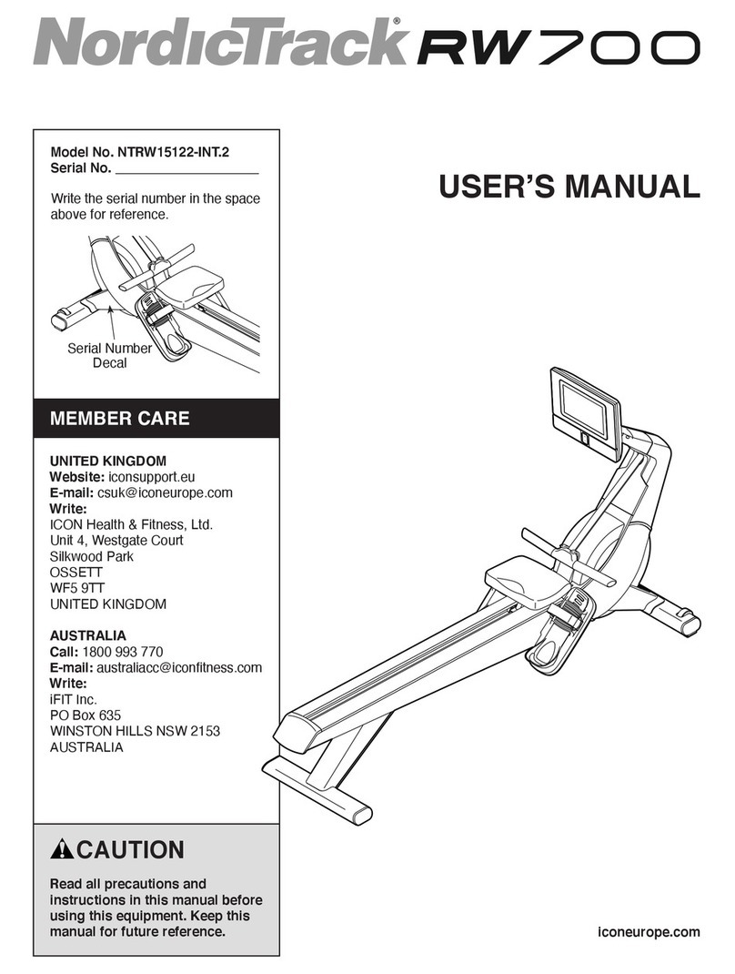 NordicTrack NTRW15122-INT.2 user manual NordicTrack NTRW15122-INT.2 user manual
