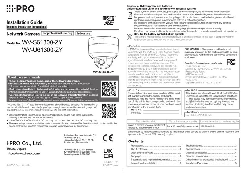 i-PRO S Series User manual