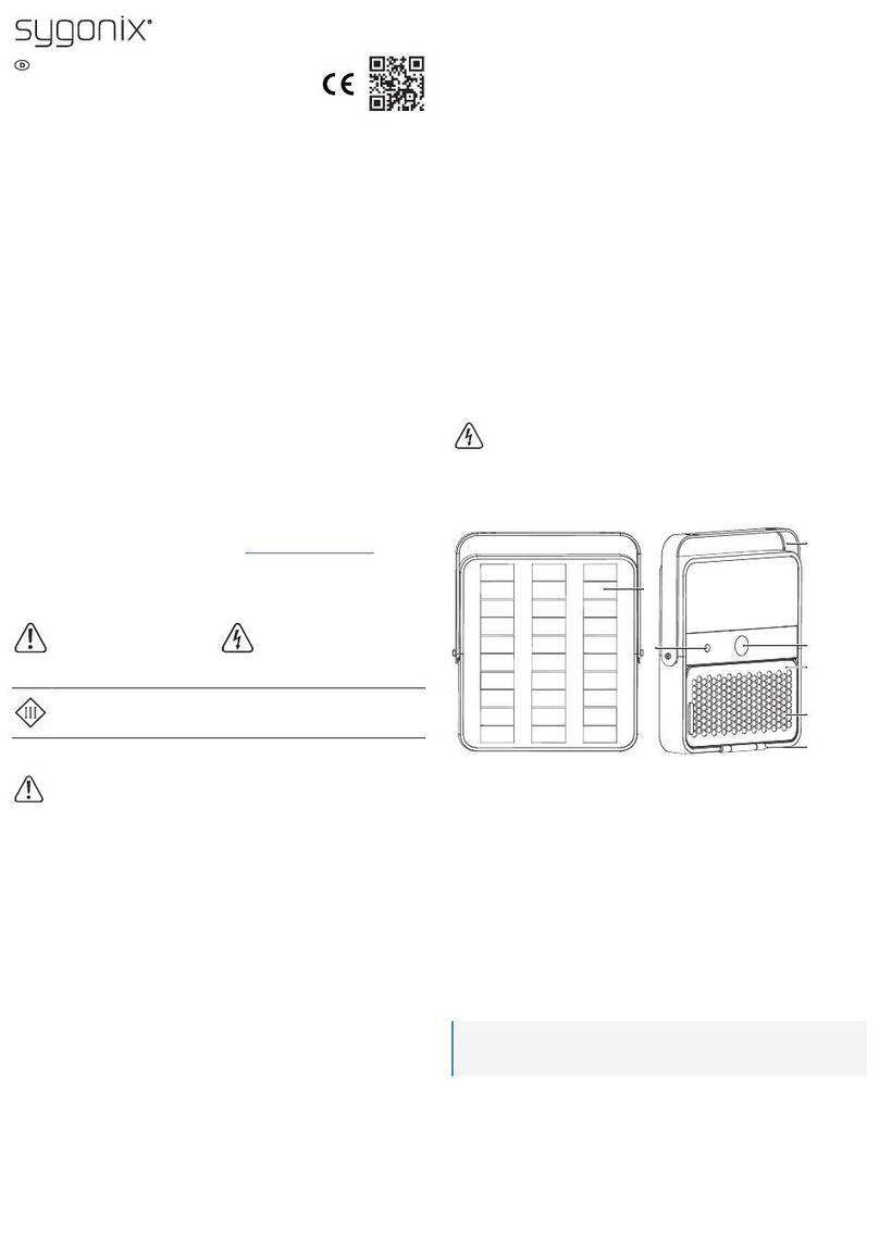 Sygonix 2637994 operating instructions