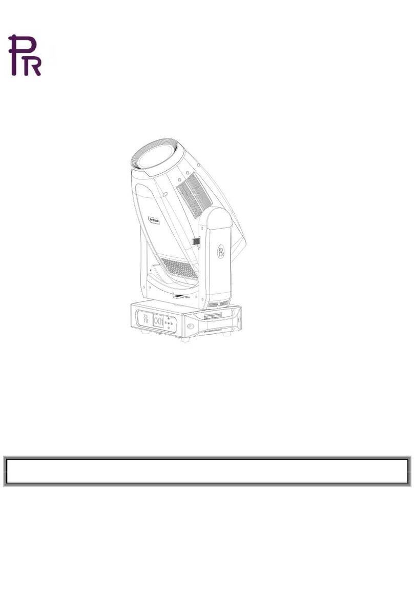 PR XRLED 400 BWS manual