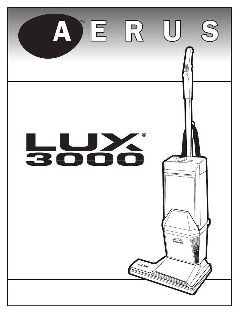 Aerus LUX 3000 owner's manual