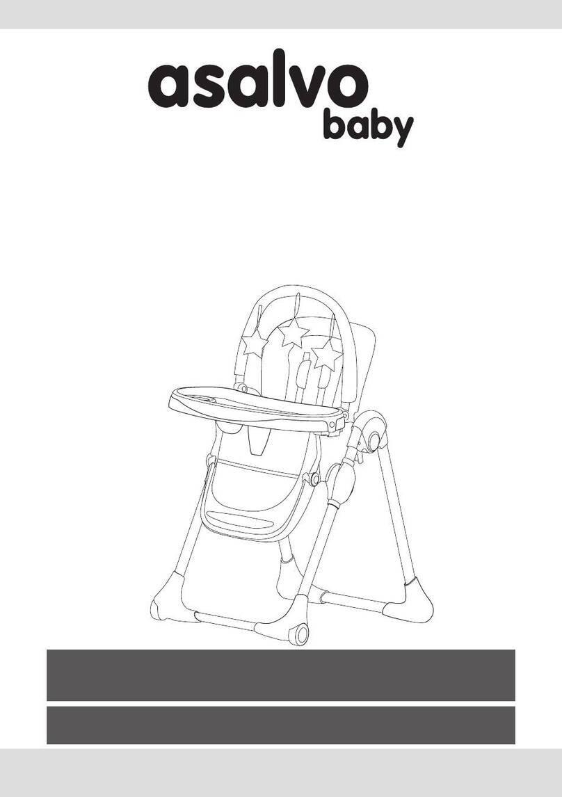 asalvo baby TRONA MANET instruction manual