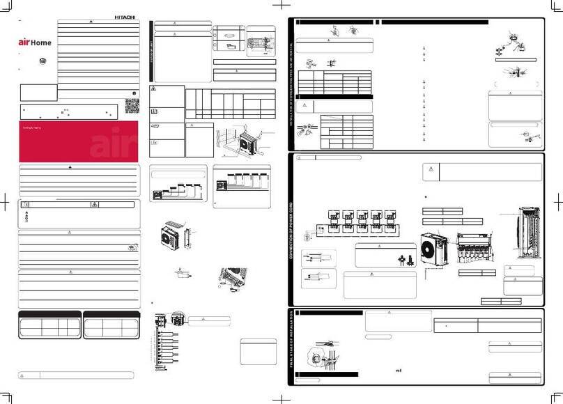 Hitachi airHome Multi Pro RAM-G110N5HAE User manual