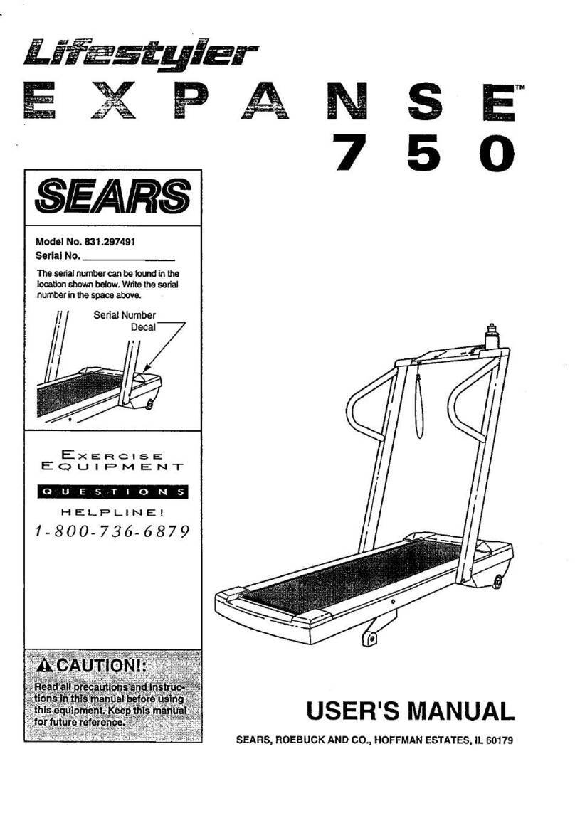 Sears Lifestyler EXPANSE 750 user manual Sears Lifestyler EXPANSE 750 user manual