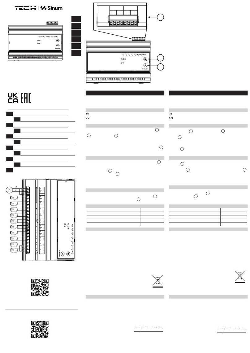 TECH Sinum PS-08m 230 quick start guide
