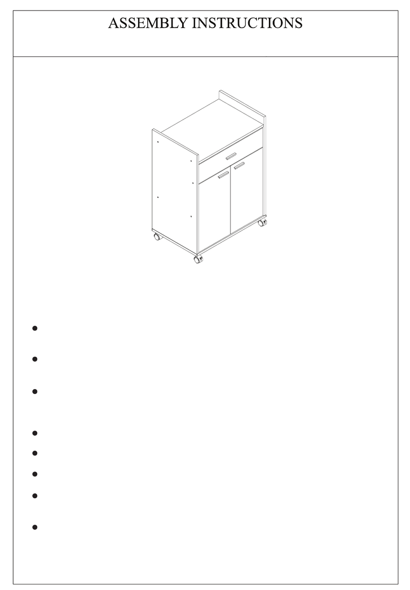 InRoom Furniture K6448 Assembly instructions
