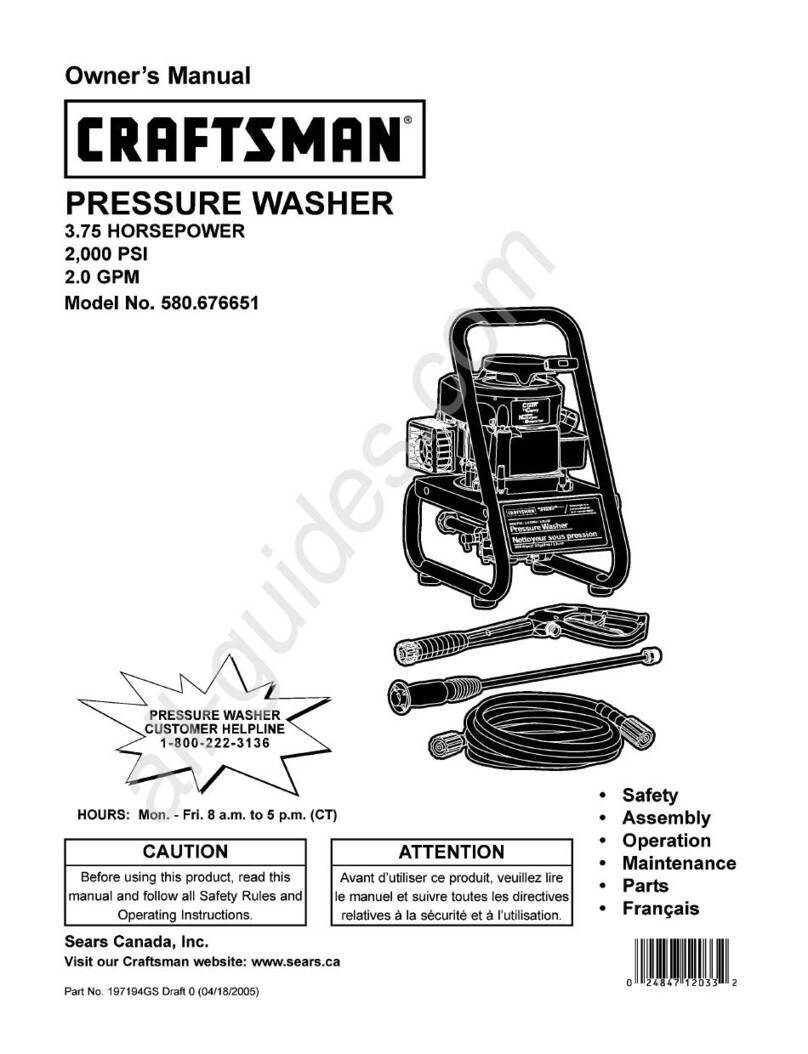 Craftsman 580.676651 User manual
