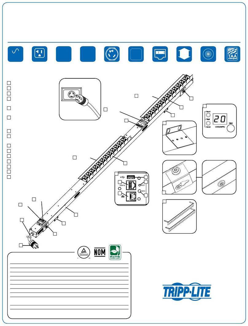 Tripp Lite PDUMNV30LX manual