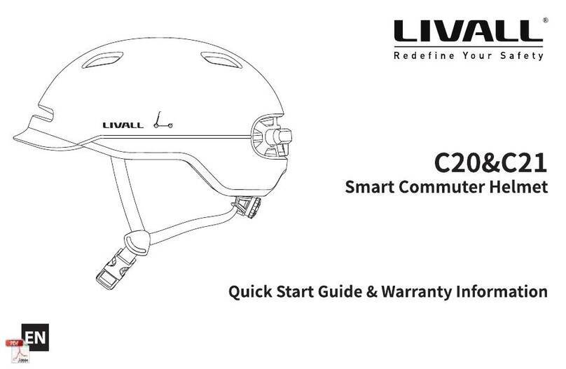 Livall C20 Quick start guide & warranty