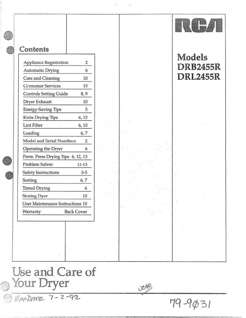 RCA DRB2455R User manual