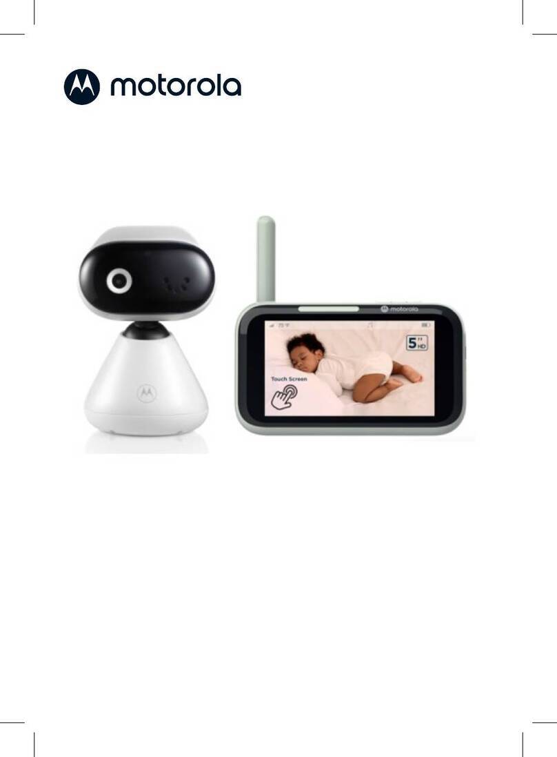 Motorola nursery PIP1700 HD TOUCH CONNECT User manual
