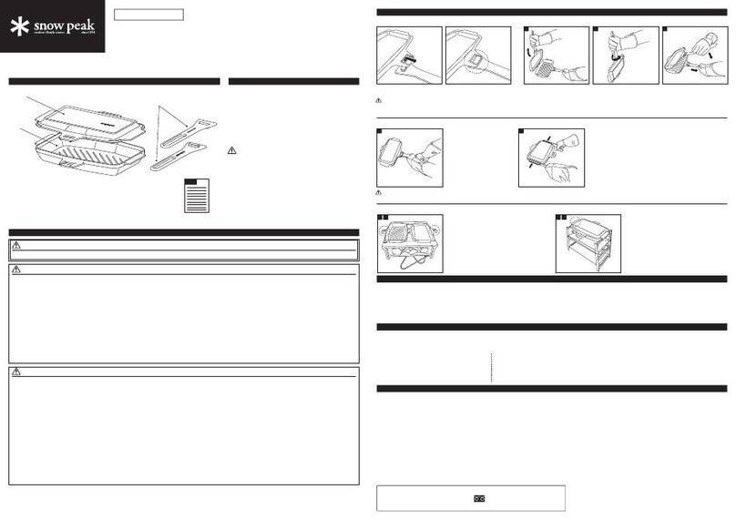 Snow Peak TAKIBI GR-050 instruction manual Snow Peak TAKIBI GR-050 instruction manual