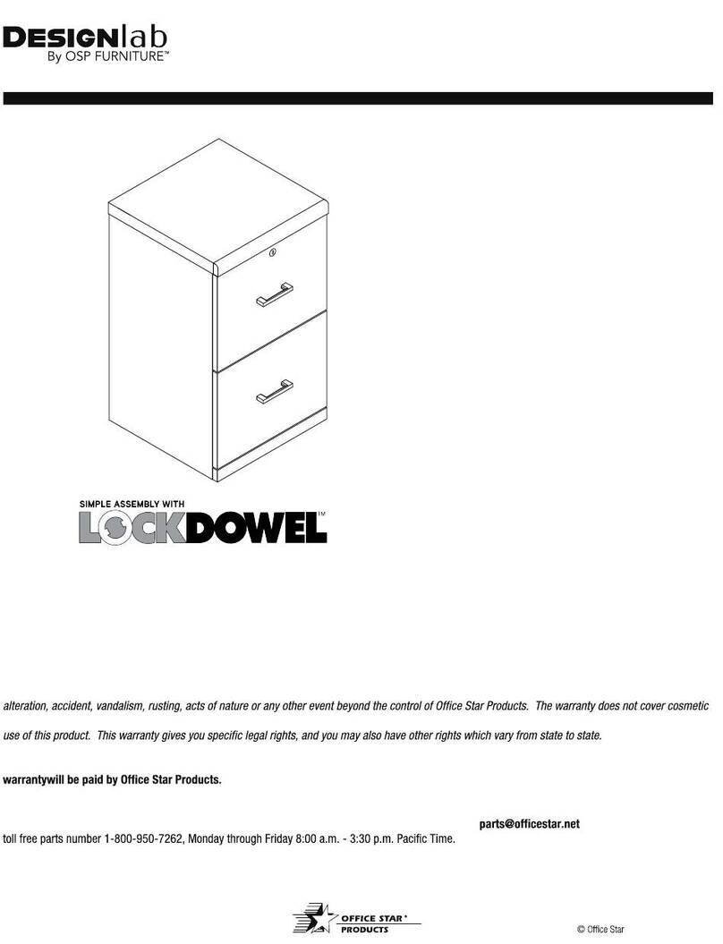 OSP furniture Designlab ALP2817VF Assembly instructions