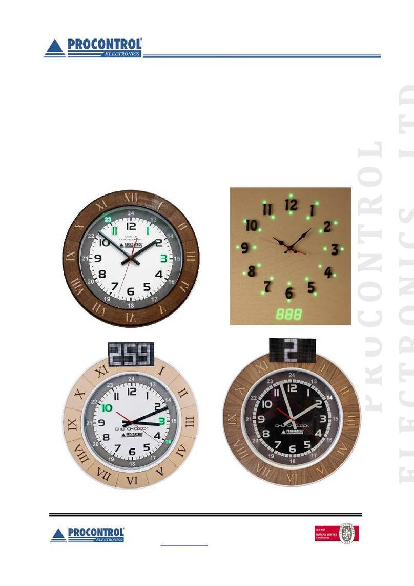 procontrol Church Clock 2022 User and installation manual