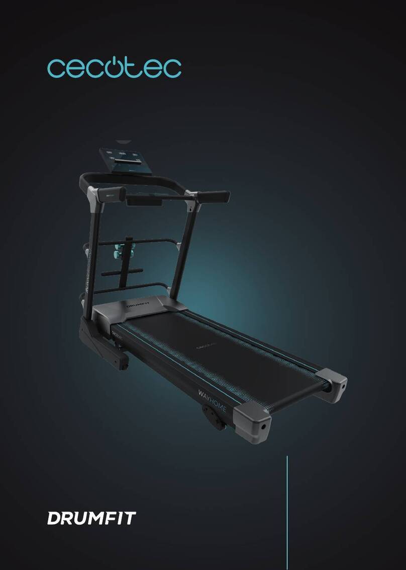 cecotec DRUMFIT WAYHOME 1800 RUNNER SPRINT User manual
