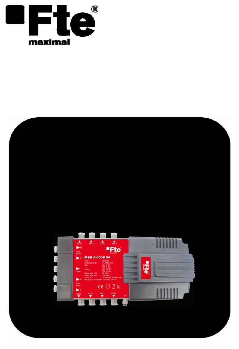 FTE Maximal MSR A 05 SA Series user manual