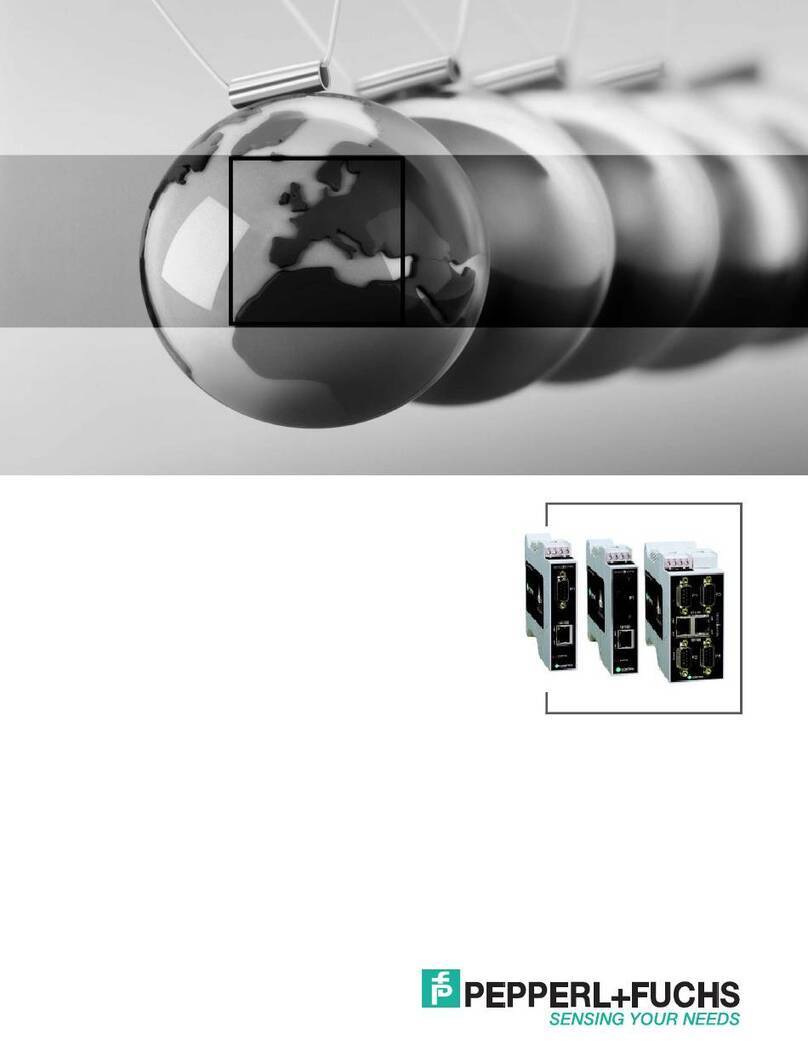 Pepperl+Fuchs ICDM-RX/TCP-DB9/RJ45-PM Installation and configuration Pepperl+Fuchs ICDM-RX/TCP-DB9/RJ45-PM Installation and configuration