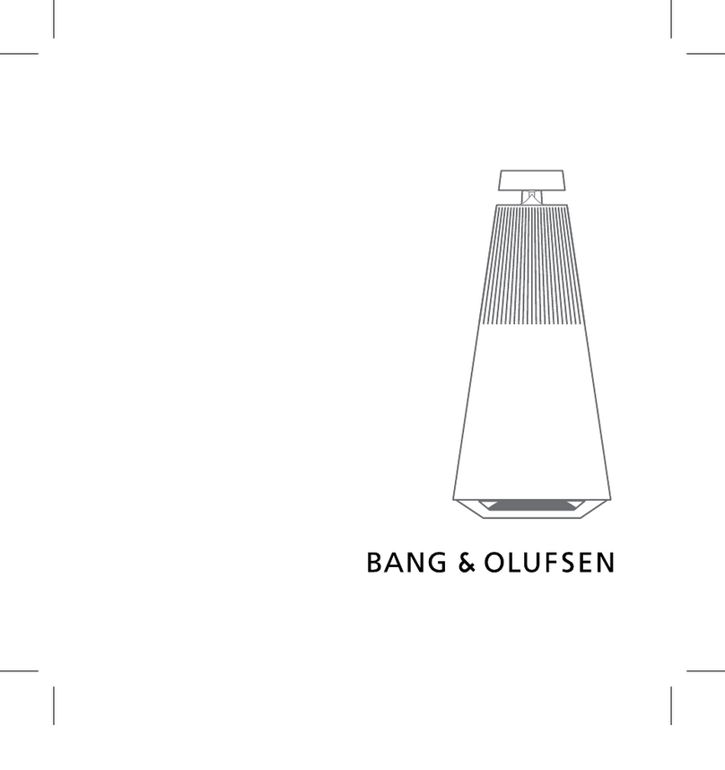 Bang & Olufsen BeoSound 2 3rd Generation quick guide